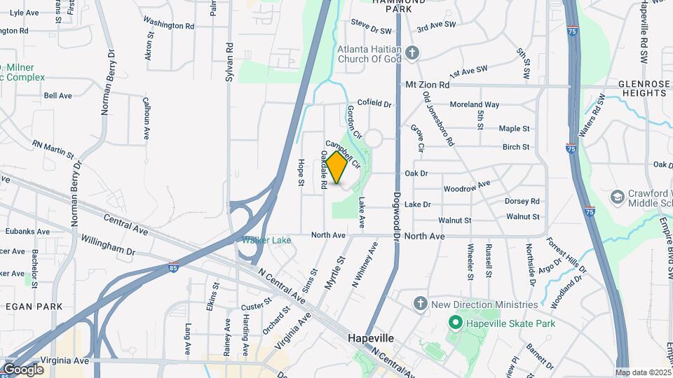 711 Campbell Cir Map and Location Details
