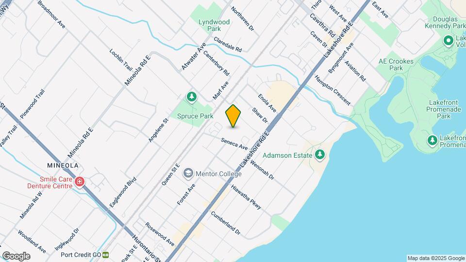 1061 Seneca Ave Map and Location Details