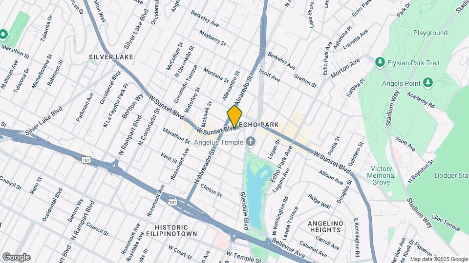 2014-2022 W Sunset Blvd Map and Location Details