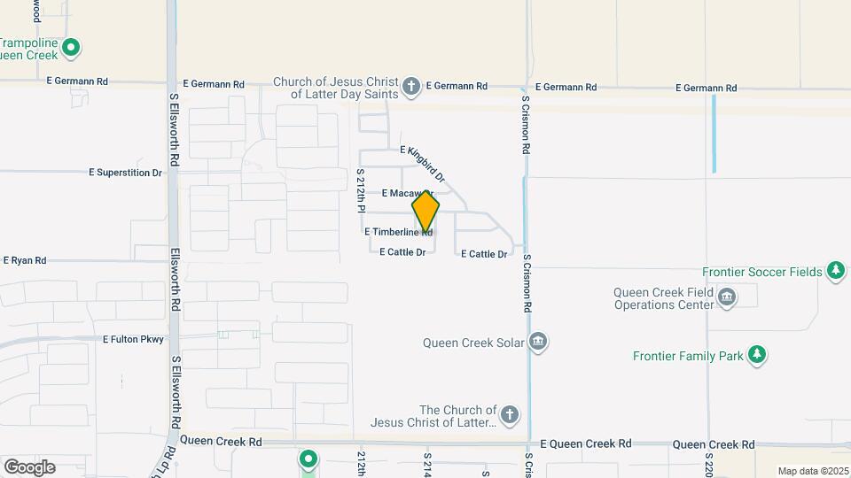 21377 E Timberline Rd Map and Location Details
