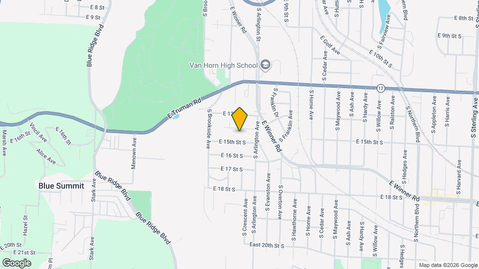 9419 East 14th St S Map and Location Details