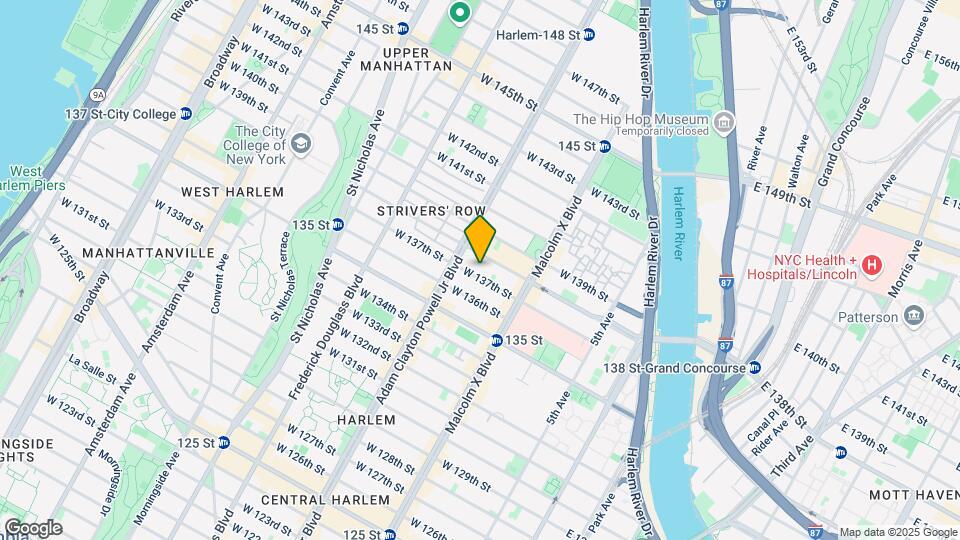 137 W 137th St Mapa y Detalles de la Ubicación