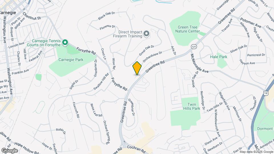 1606 Greentree Rd Mapa y Detalles de la Ubicación