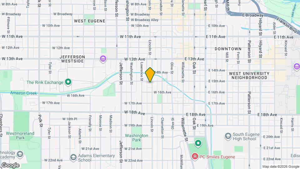 1512 Lincoln St Map and Location Details