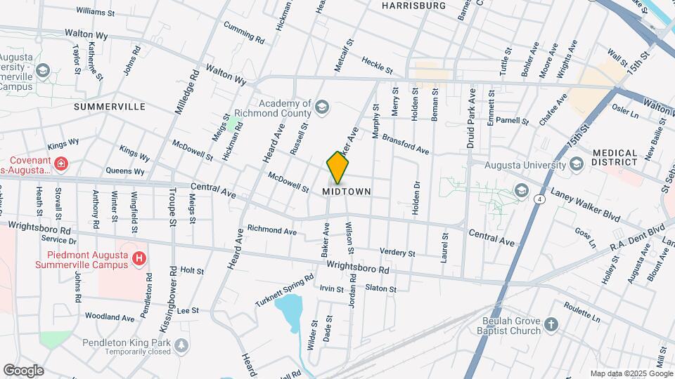 1837 McDowell St, Unit 1837A Mapa y Detalles de la Ubicación