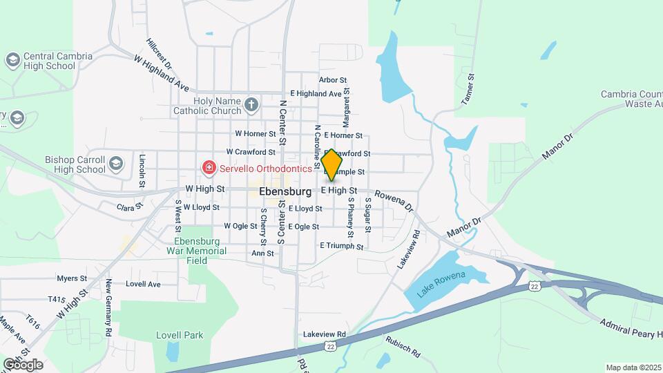 325 E High St, Unit #2 Map and Location Details