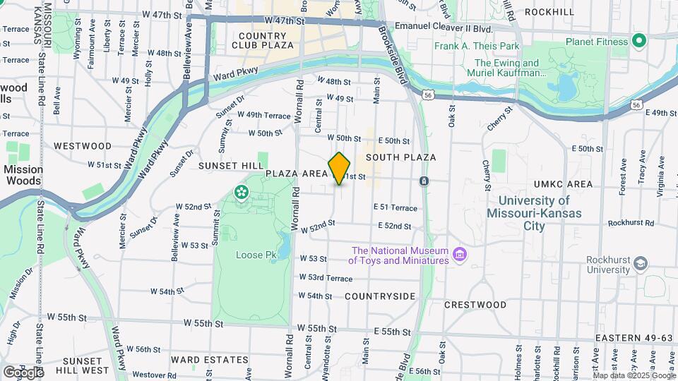 5113-5115 Wyandotte St Map and Location Details