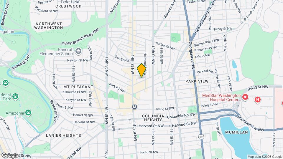 1351 Monroe St NW Map and Location Details