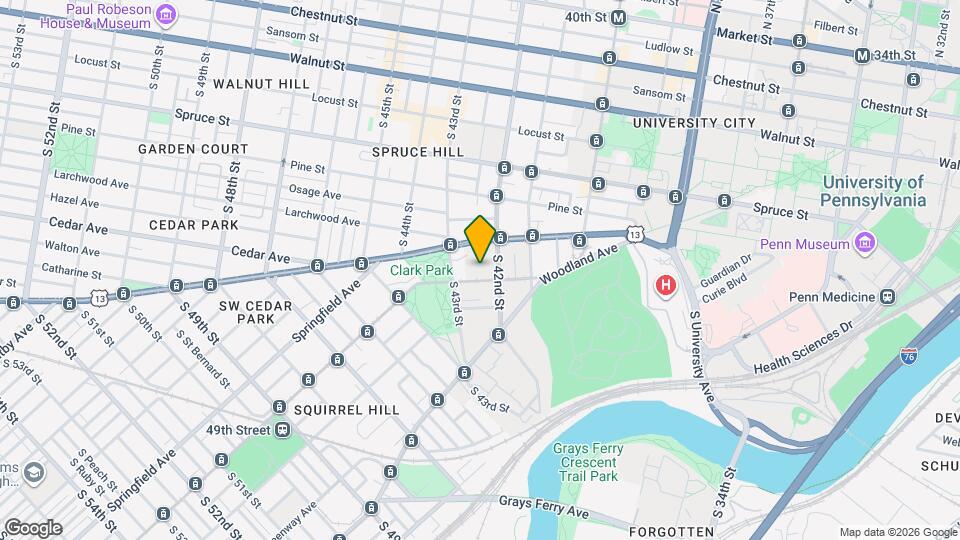 4207 Chester Ave Mapa y Detalles de la Ubicación