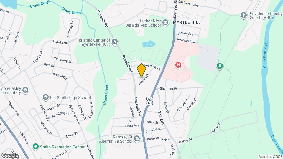 2061 Osceola Dr Map and Location Details