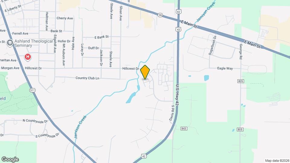 1244 Colonial Dr Map and Location Details