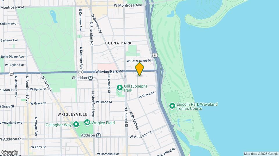 3929 N Pine Grove Ave Mapa y Detalles de la Ubicación