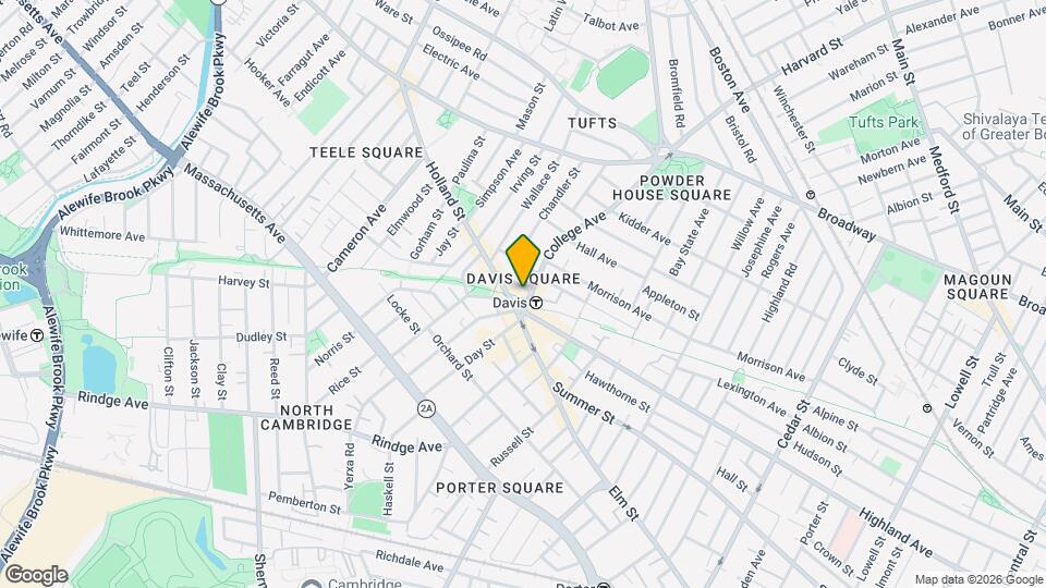 35 Davis Sq Mapa y Detalles de la Ubicación