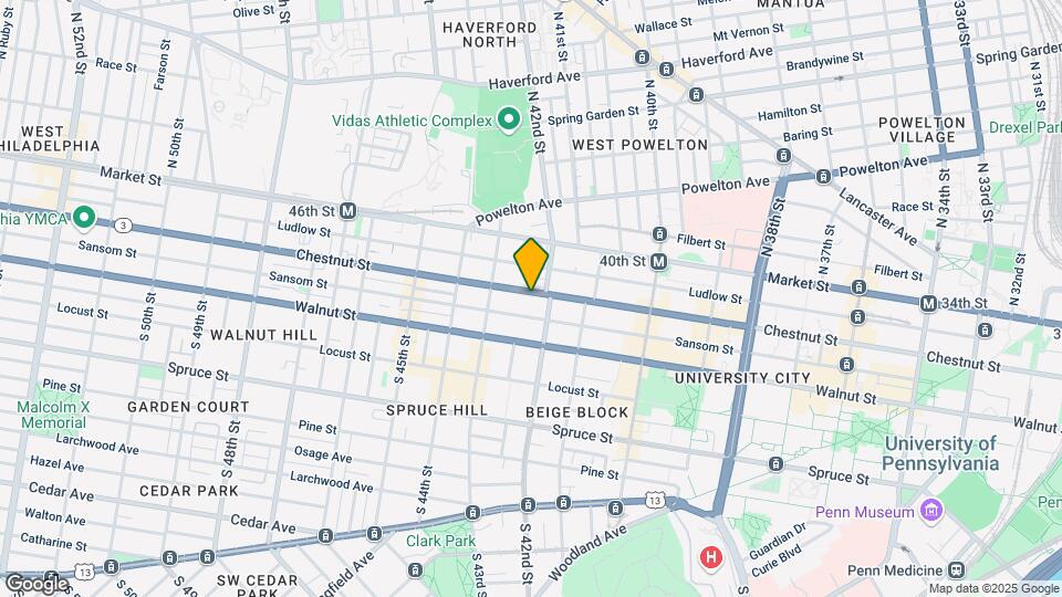 4222 Chestnut St, Unit 2F Mapa y Detalles de la Ubicación