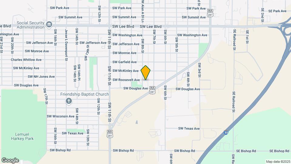 712 SW Roosevelt Ave Map and Location Details