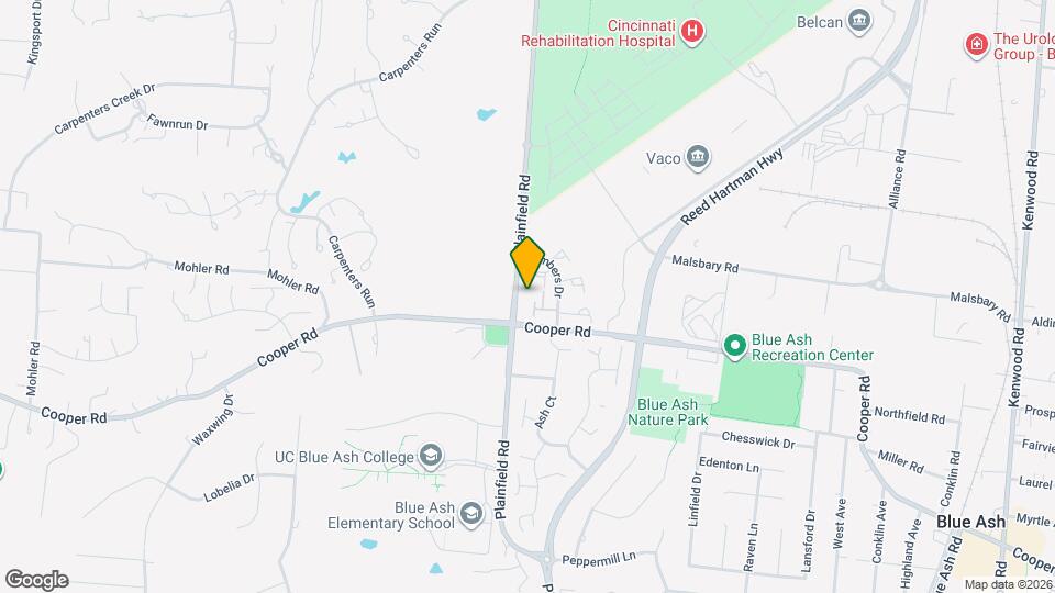 9833 Timbers Dr Mapa y Detalles de la Ubicación