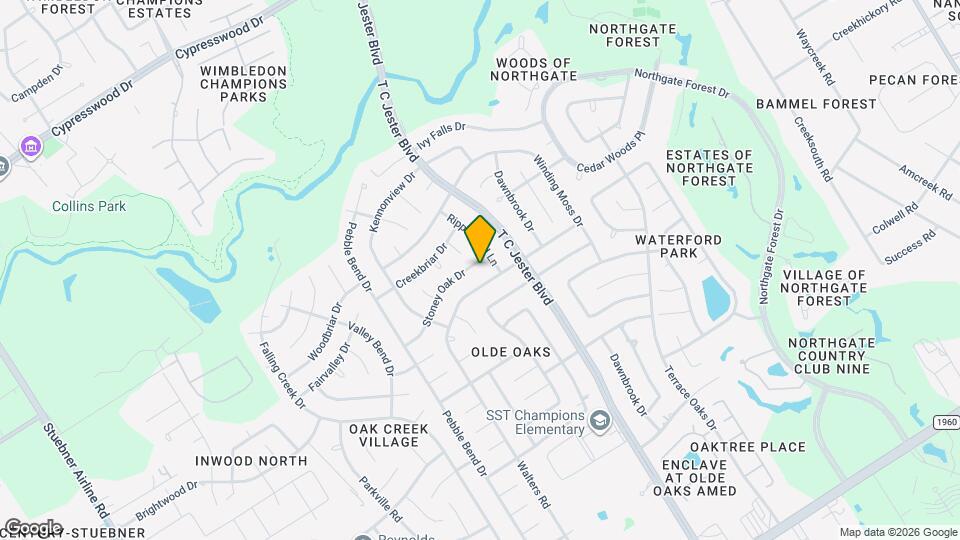 3411 Stoney Oak Dr Map and Location Details