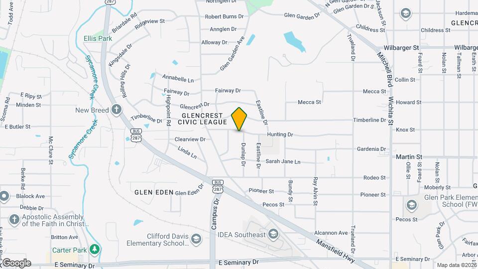 4800 Dunlap Dr Map and Location Details