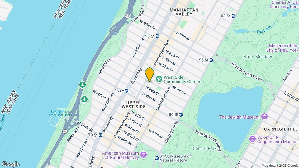 174 W 89th St Map and Location Details