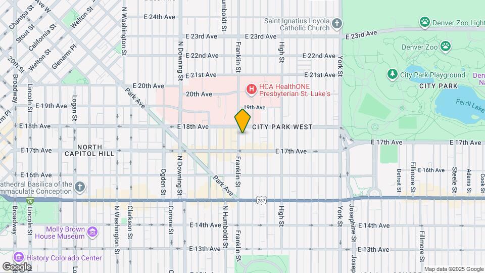 1746 N Franklin St, Unit 4 Map and Location Details