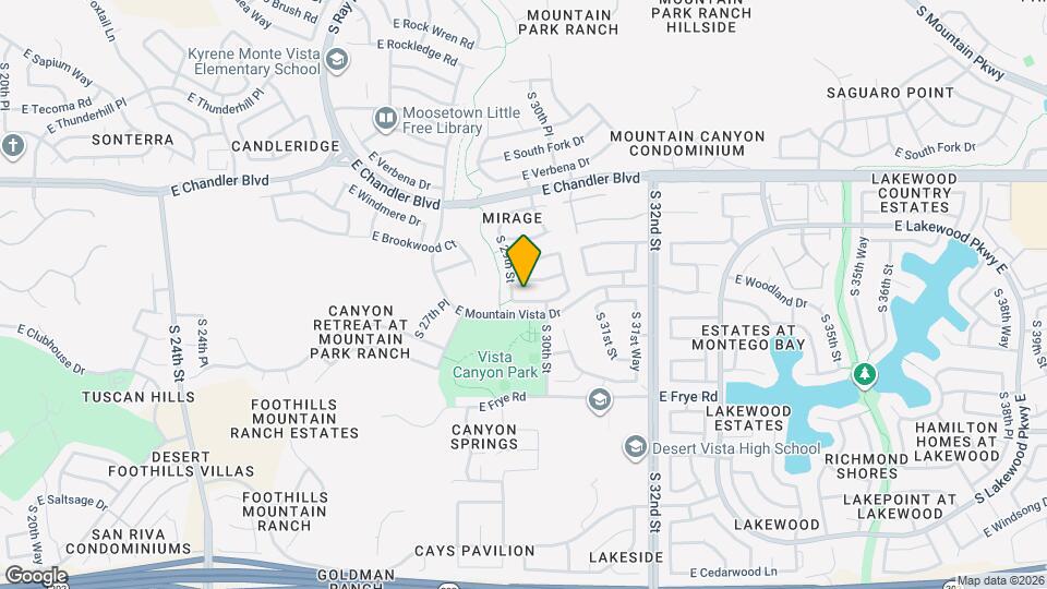 2914 E Woodland Dr Map and Location Details