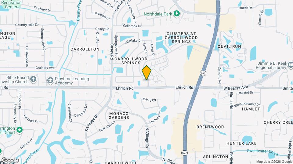 14903 Southfork Dr Map and Location Details