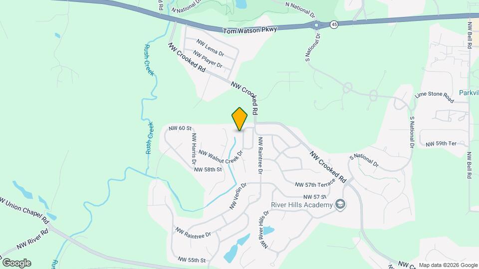 5912 Walnut Creek Cir Map and Location Details