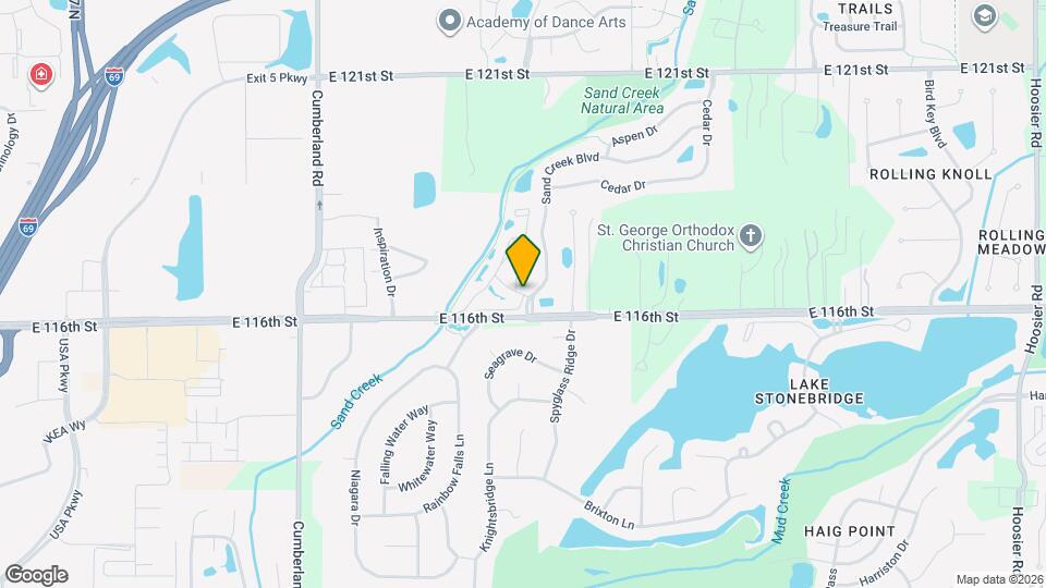 Sand Creek Woods Apartments Map and Location Details