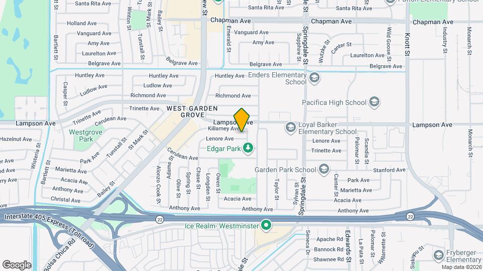 6181 Lenore Ave Mapa y Detalles de la Ubicación