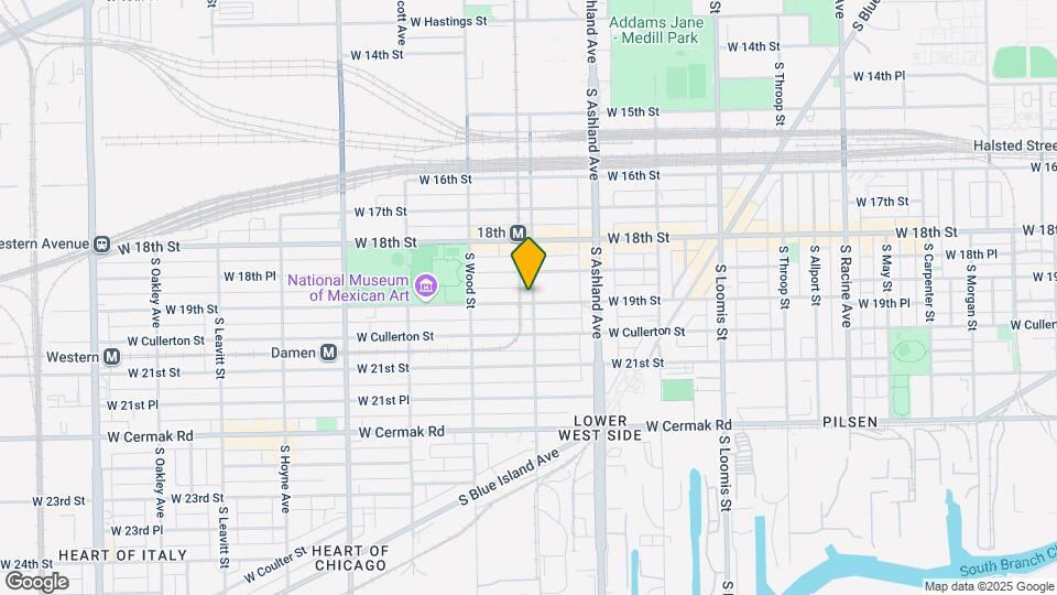 1700 W 19th St Map and Location Details