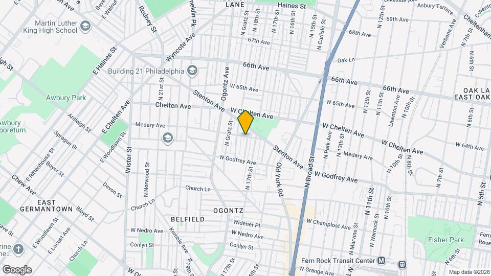 6264 N Bouvier St, Unit 2nd floor Mapa y Detalles de la Ubicación