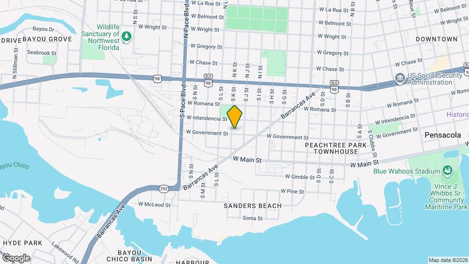 1760 W Government St Map and Location Details