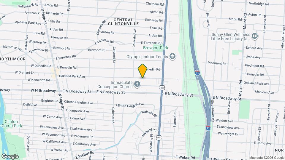 445 Oakland Park Ave Map and Location Details