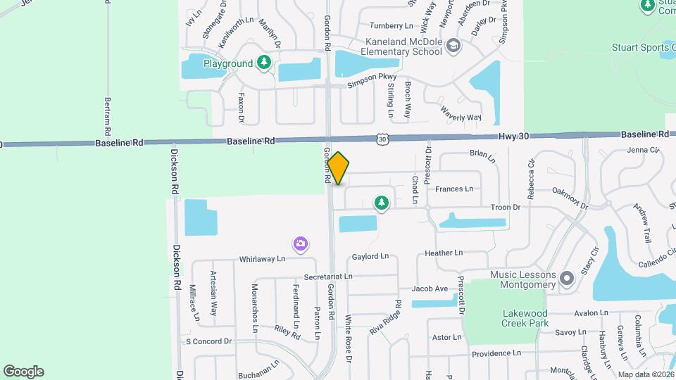 2252 Gallant Fox Cir Map and Location Details
