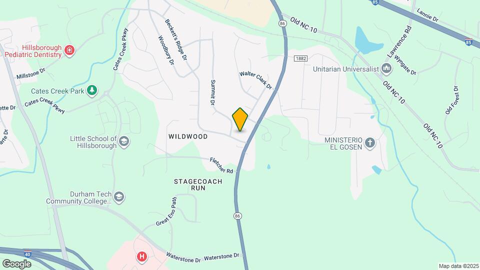 2612 Wade Hampton Rd Map and Location Details