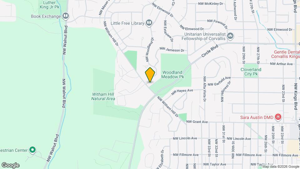 1501 NW Woodland Dr Map and Location Details
