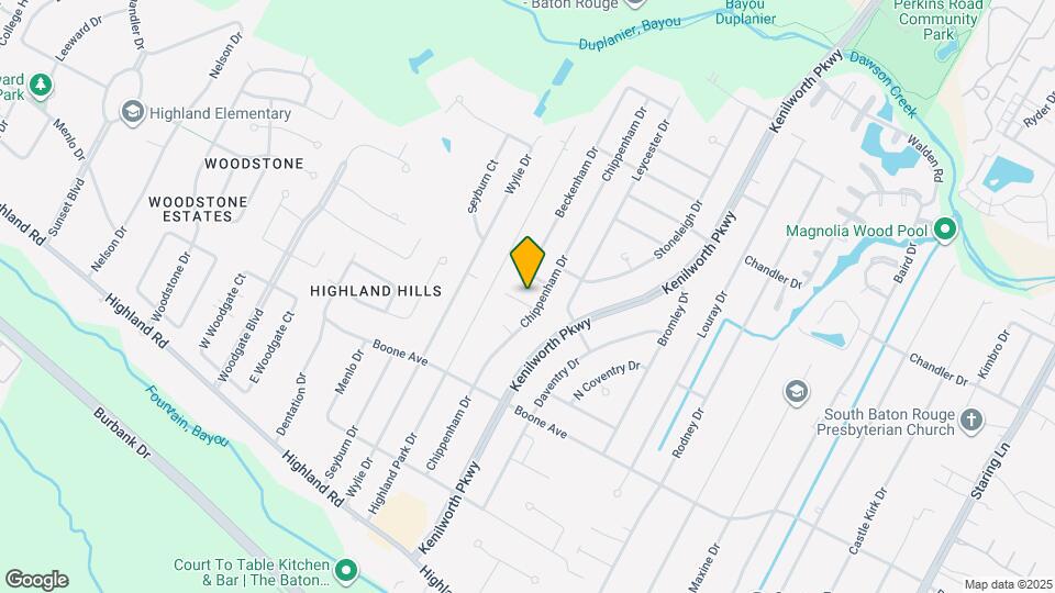 7261 Palmetto Dr Map and Location Details