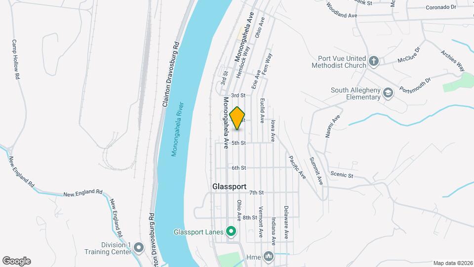 542 Ohio Ave, Unit B Map and Location Details