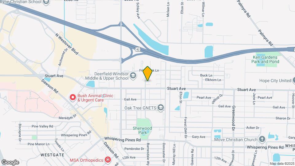 2510 Barnesdale Wy Map and Location Details