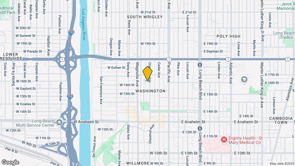 1585-1595 Chestnut Ave Map and Location Details