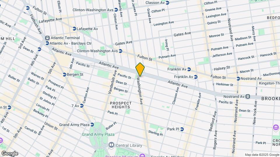 579 Washington Ave Mapa y Detalles de la Ubicación
