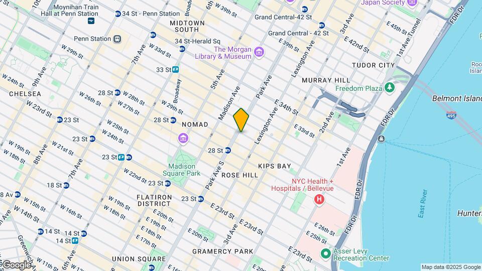 102 E 30th St Mapa y Detalles de la Ubicación