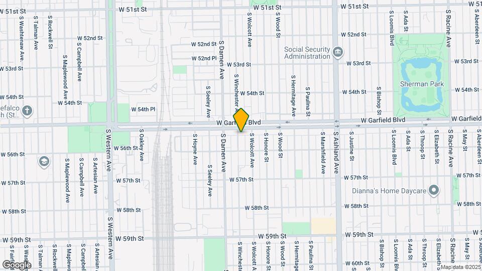 5515 S Winchester Ave Map and Location Details