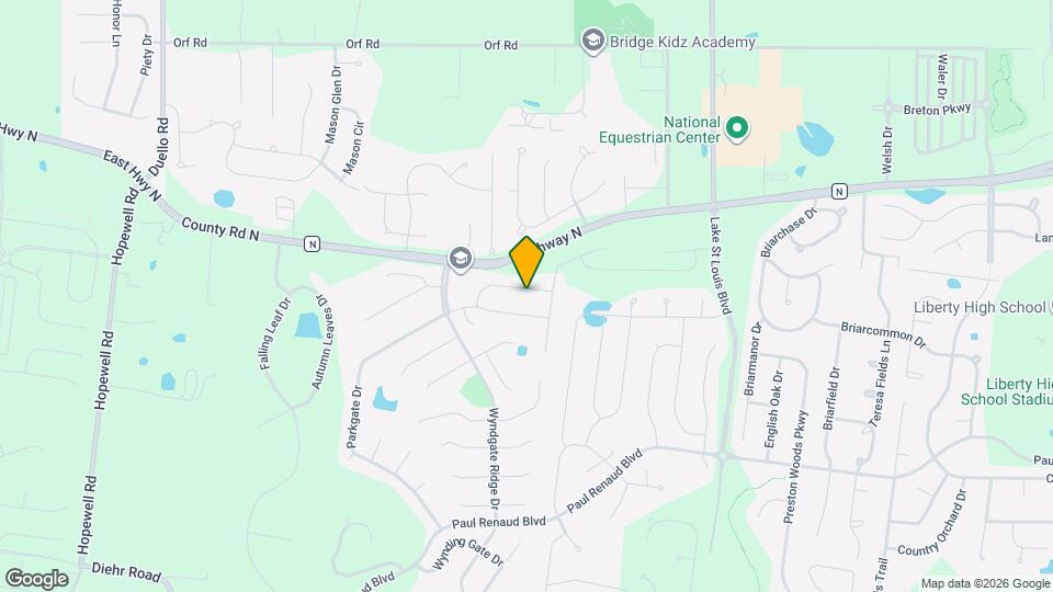 229 Greengate Dr Map and Location Details