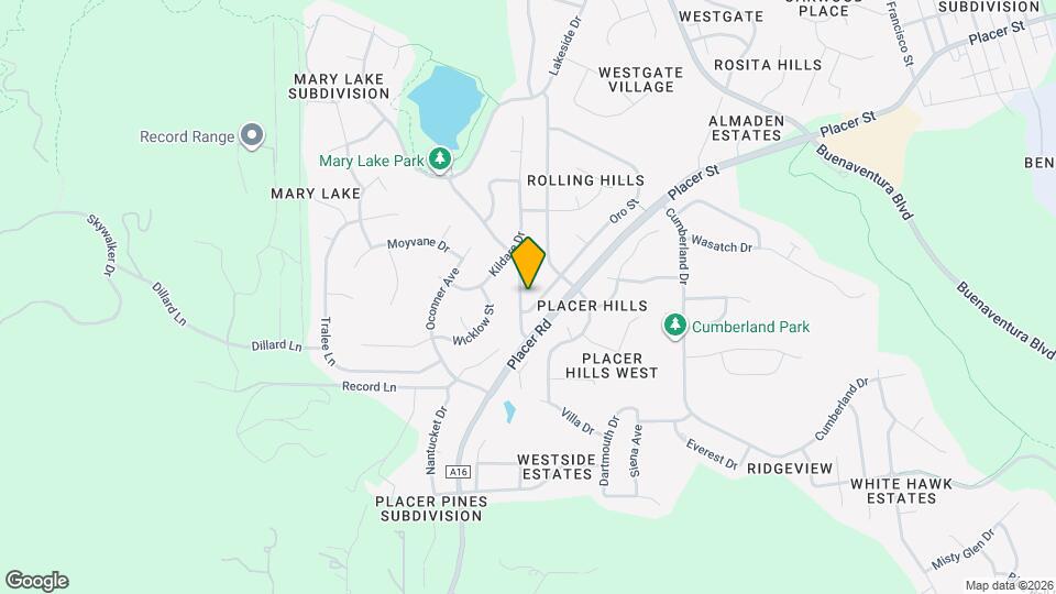 1947 Mary Lake Dr Map and Location Details