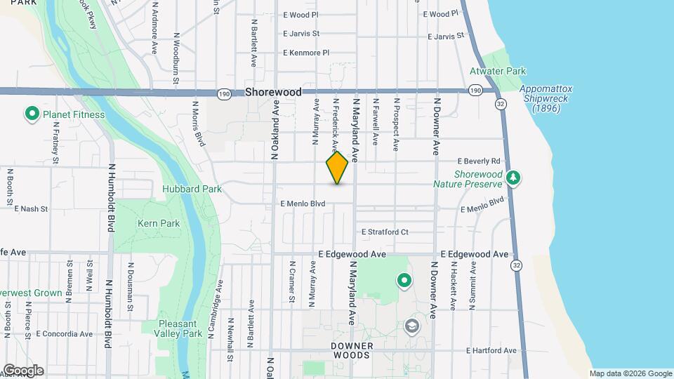 2101 E Newton Ave, Unit Lower Mapa y Detalles de la Ubicación