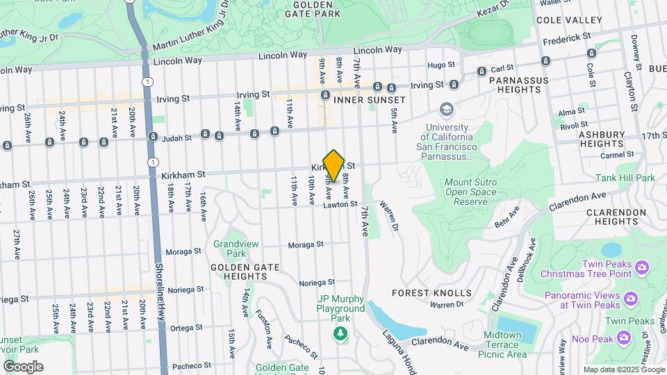 1556 9th Ave Map and Location Details