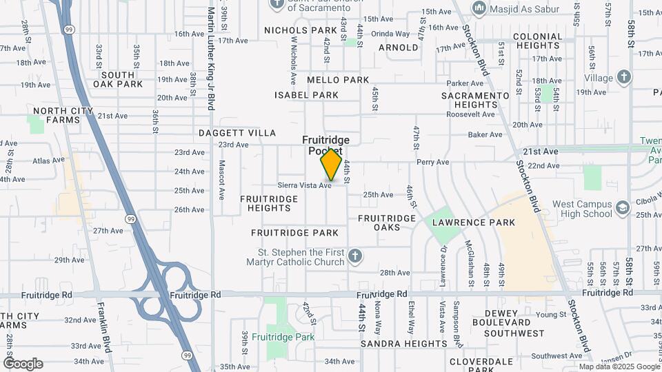 4218 Sierra Vista Ave Map and Location Details