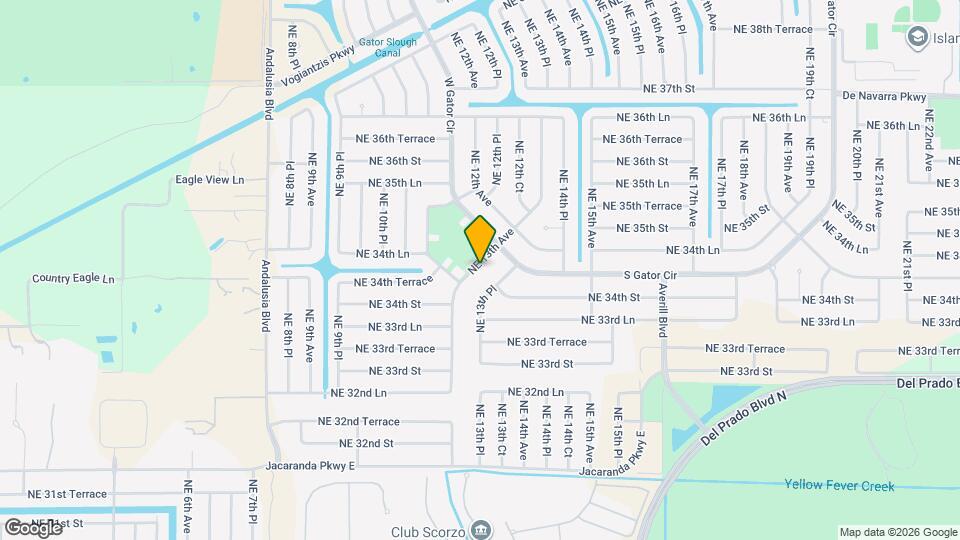 3423 NE 13th Ave Map and Location Details