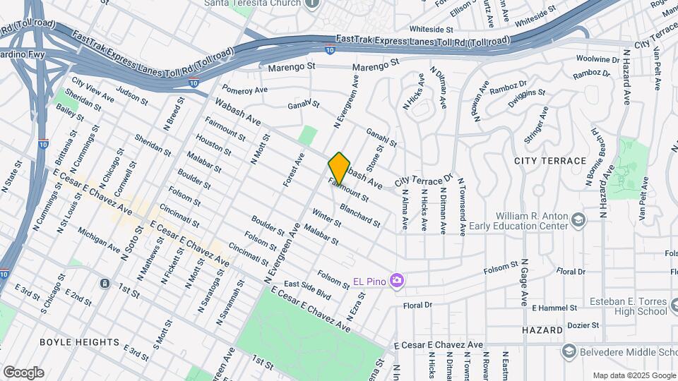 3034 Fairmount St Map and Location Details